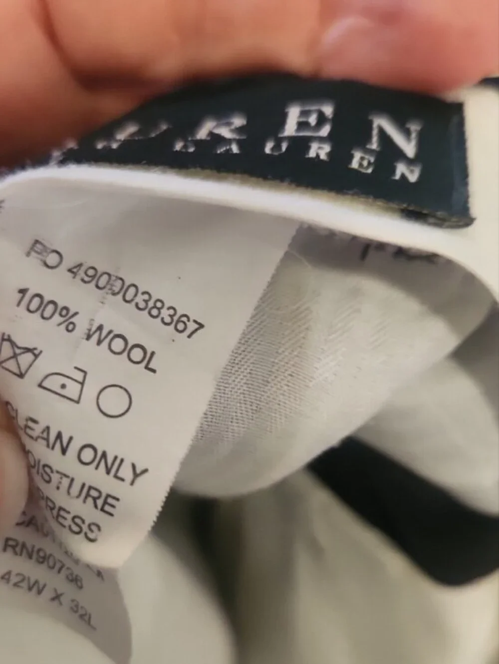 Lauren Ralph Lauren 100% Wool Dress Pants